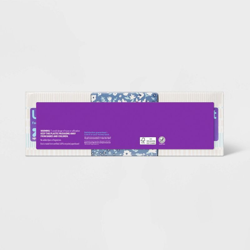 slide 3 of 4, Ultra Soft 3-Ply Facial Tissue - 6pk/390ct - up&up™, 6 ct, 390 ct
