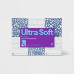 Ultra Soft 3-Ply Facial Tissue - 6pk/390ct - up&up™