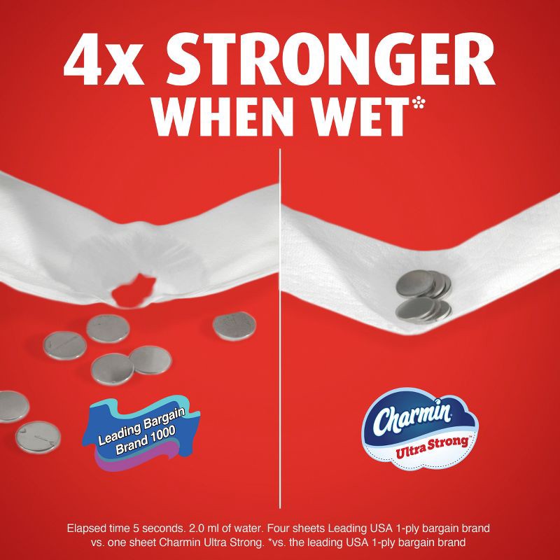 slide 5 of 16, Charmin Ultra Strong Toilet Paper - 6 Mega Rolls, 1 ct