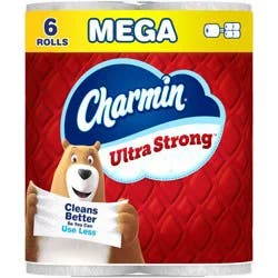 Charmin Ultra Strong Toilet Paper - 6 Mega Rolls