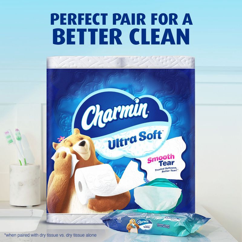 slide 12 of 13, Charmin Ultra Soft Toilet Paper - 6 Mega Rolls, 1 ct