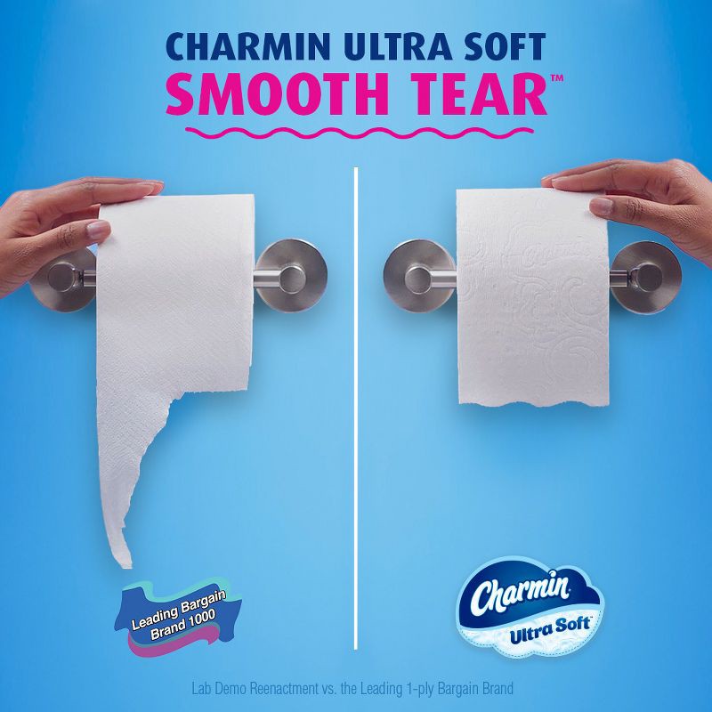 slide 5 of 13, Charmin Ultra Soft Toilet Paper - 6 Mega Rolls, 1 ct