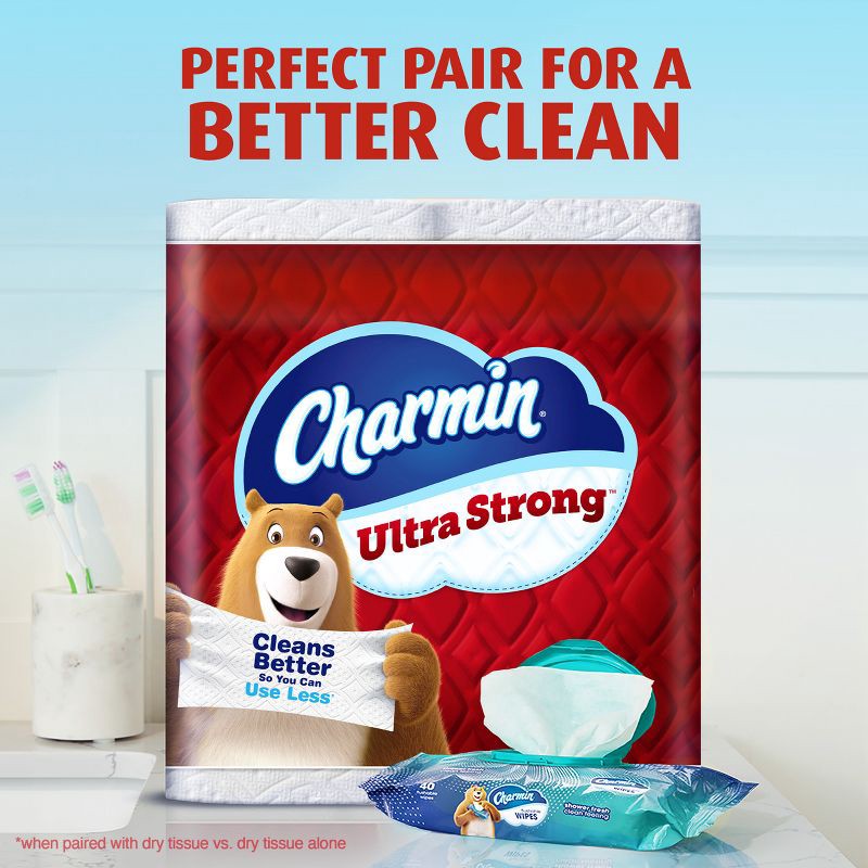 slide 12 of 15, Charmin Ultra Strong Toilet Paper - 8 Mega XL Rolls, 1 ct