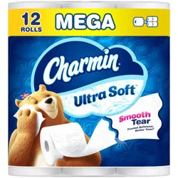 Charmin Ultra Soft Toilet Paper - 12 Mega Rolls