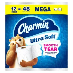 Charmin Ultra Soft Toilet Paper - 12 Mega Rolls