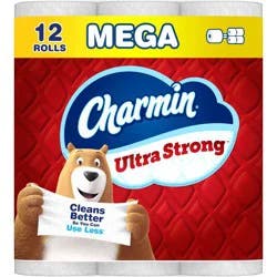Charmin Ultra Strong Toilet Paper - 12 Mega Rolls