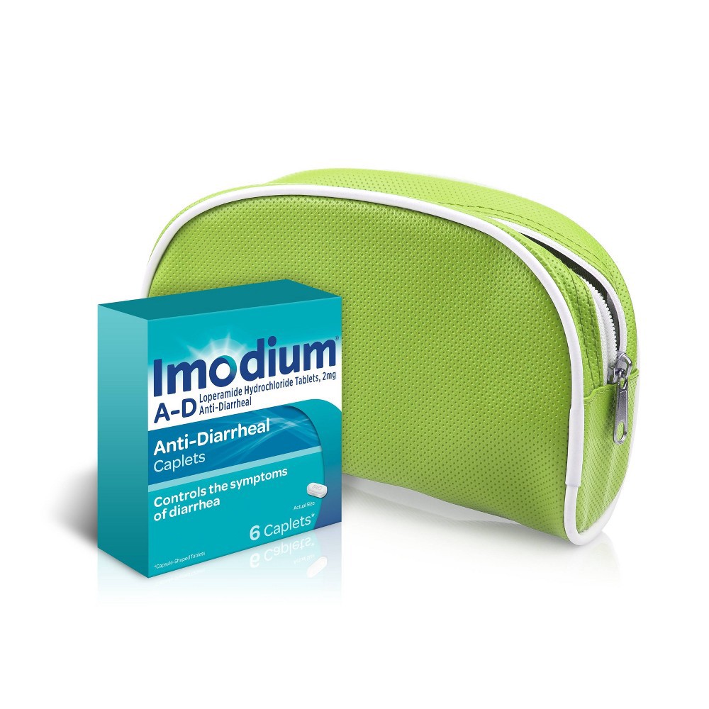 Imodium AD Diarrhea Relief Caplets with Loperamide Hydrochloride, Anti