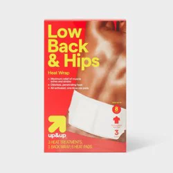 Heat Wraps for Low Back + Hips - 3ct - up&up™