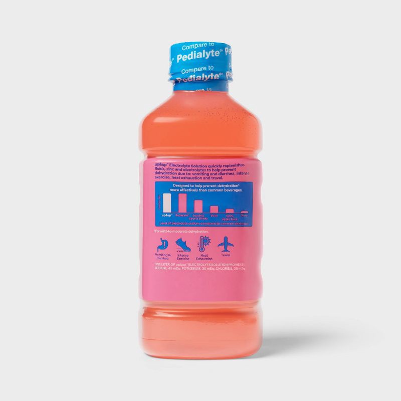 slide 4 of 5, Pediatric Electrolyte Drink - Strawberry - 33.8 fl oz - up&up™, 33.8 fl oz