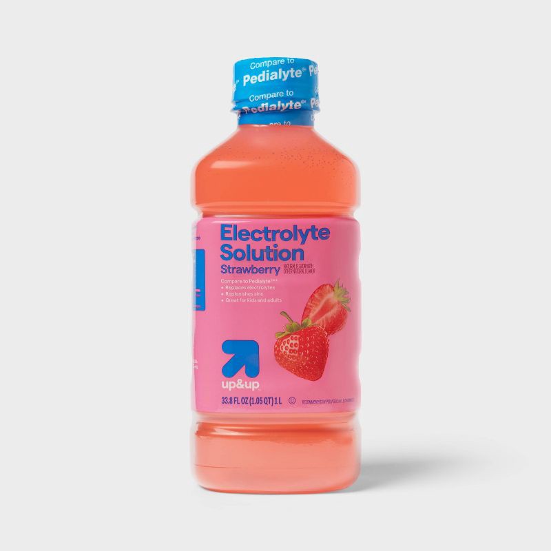 slide 1 of 5, Pediatric Electrolyte Drink - Strawberry - 33.8 fl oz - up&up™, 33.8 fl oz