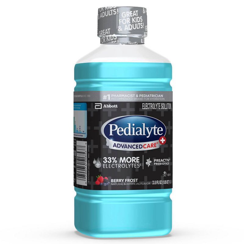 slide 6 of 8, Pedialyte AdvancedCare Plus Electrolyte Solution Hydration Drink - Berry Frost - 33.8 fl oz, 33.8 fl oz