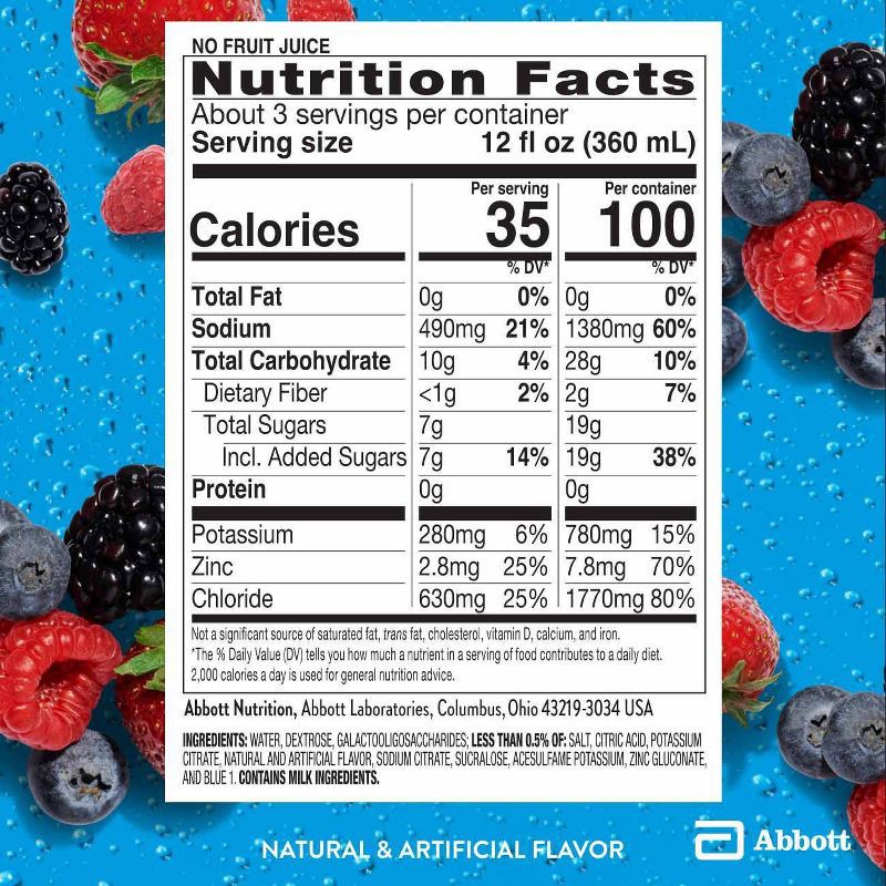 slide 7 of 9, Pedialyte AdvancedCare Plus Electrolyte Solution Hydration Drink - Berry Frost - 33.8 fl oz, 33.8 fl oz