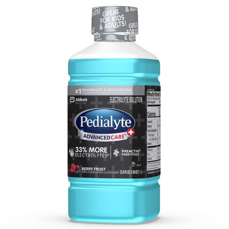 slide 7 of 8, Pedialyte AdvancedCare Plus Electrolyte Solution - Berry Frost - 33.8 fl oz, 33.8 fl oz
