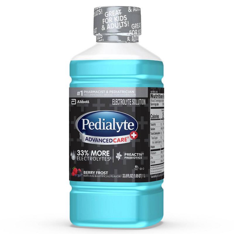 slide 7 of 8, Pedialyte AdvancedCare Plus Electrolyte Solution Hydration Drink - Berry Frost - 33.8 fl oz, 33.8 fl oz