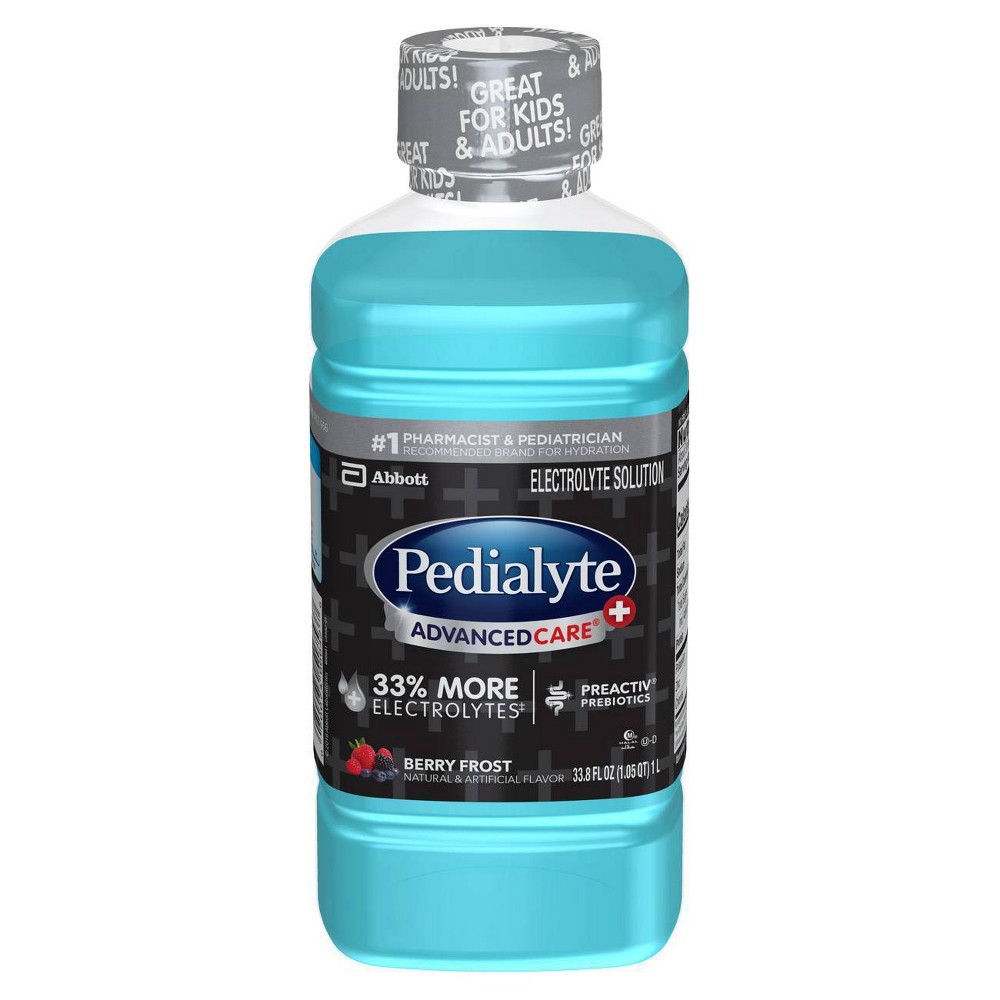 slide 8 of 8, Pedialyte AdvancedCare Plus Electrolyte Solution - Berry Frost - 33.8 fl oz, 33.8 fl oz