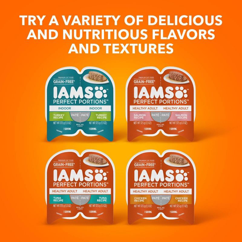 slide 7 of 9, IAMS Perfect Portions Cuts in Gravy Chicken Flavor Indoor Wet Cat Food - 2.6oz, 2.6 oz
