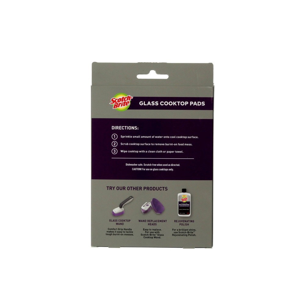 slide 7 of 8, Scotch-Brite Scratch-Free Glass Cooktop Pads - 2ct, 2 ct