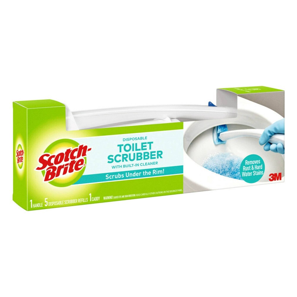 slide 8 of 8, Scotch-Brite Disposable Toilet Scrubber Kit, 1 ct