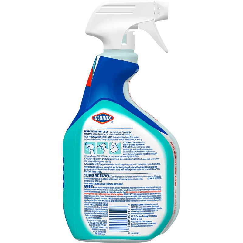 slide 9 of 13, Clorox Bathroom Foamer with Bleach Spray Bottle Ocean Mist - 30 fl oz, 30 fl oz