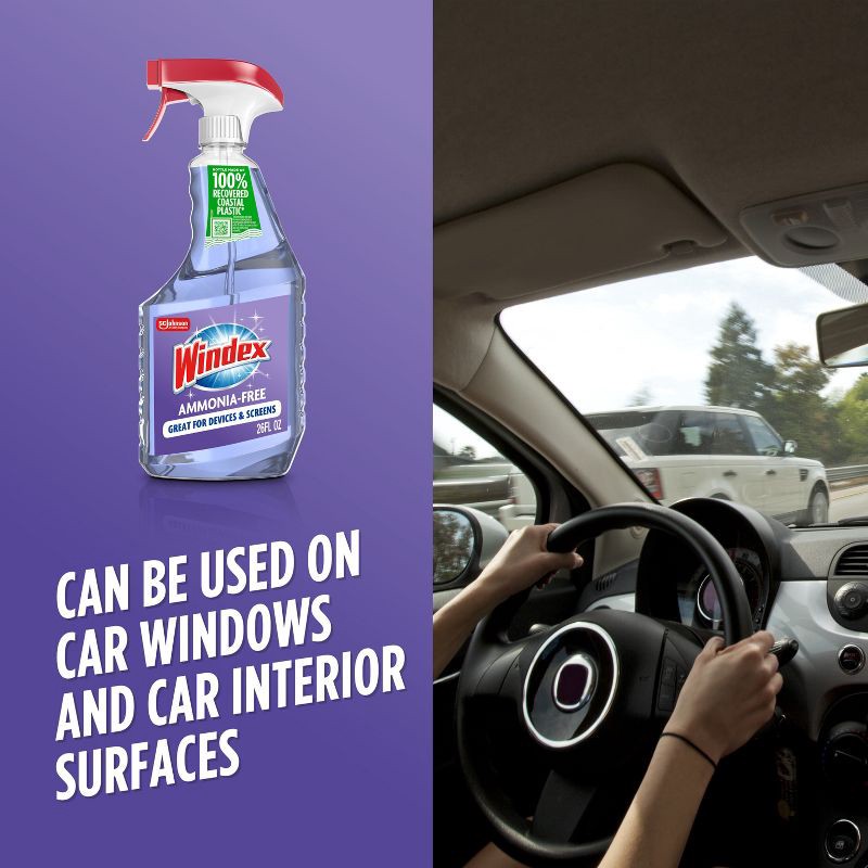 slide 8 of 13, Windex Crystal Rain Scent Ammonia-Free Glass Cleaner Spray - 26oz, 26 oz