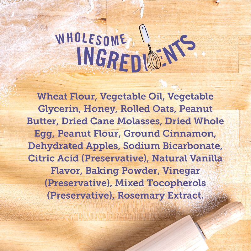 slide 3 of 6, Three Dog Bakery Assorted "Mutt" Trio Chewy with Peanut Butter, Carob and Vanilla Flavor Dog Treats - 26oz, 26 oz