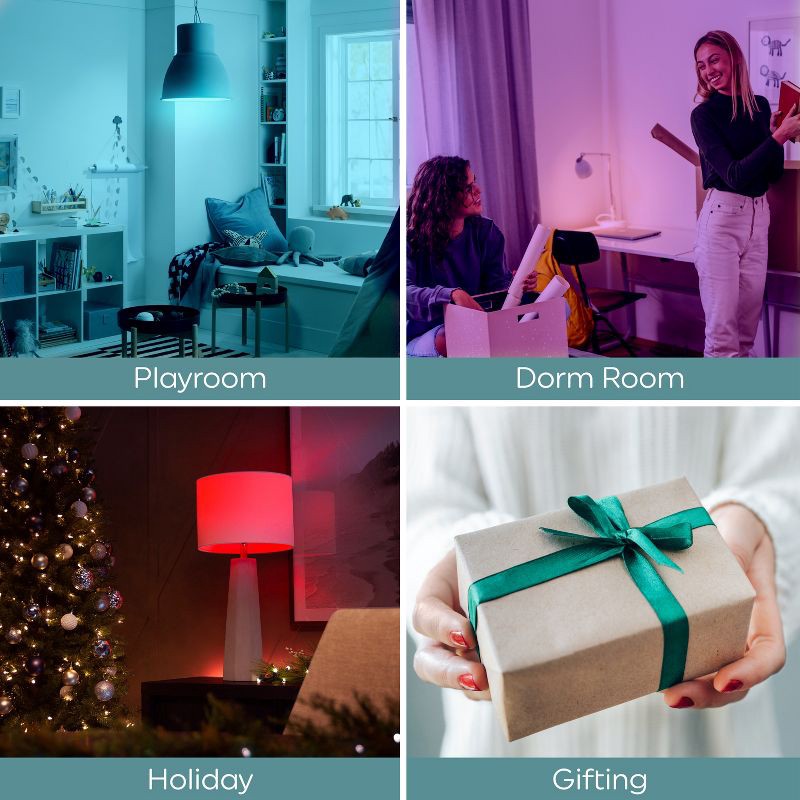 slide 4 of 10, GE Household Lighting GE LED Color Changing BR30 LED Floodlight Bulb, 1 ct