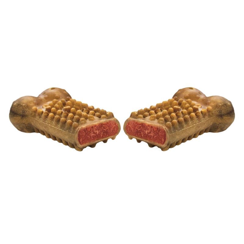 slide 4 of 7, Nylabone Nubz Beef with Meaty Center Chewy Dog Treats - 20pk, 20 ct