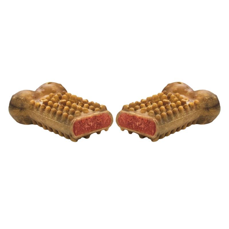 slide 4 of 7, Nylabone Nubz Beef with Meaty Center Chewy Dog Treats - 20pk, 20 ct
