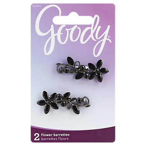 slide 1 of 1, Goody Barrette Fashionnow Stayput Luxe Flora, 2 ct