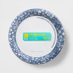Blue Floral Paper Plate 10" - 54ct - up&up™: Classic Polka Dots, Disposable Dinnerware