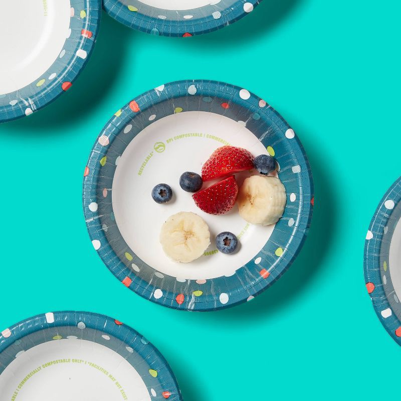 slide 2 of 3, Dots Paper Bowl - 12oz/40ct - up&up™, 12 oz, 40 ct