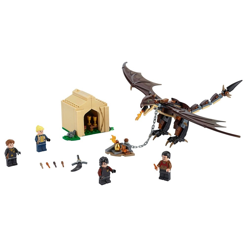 slide 2 of 7, LEGO Harry Potter Hungarian Horntail Triwizard Challenge 75946 Toy Dragon Building Kit, 1 ct