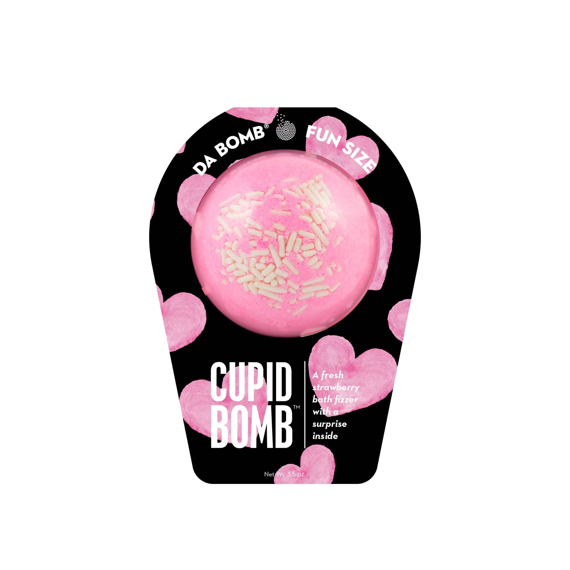 slide 1 of 3, Da Bomb Bath Fizzers Cupid Bath Bomb, 3.5 oz