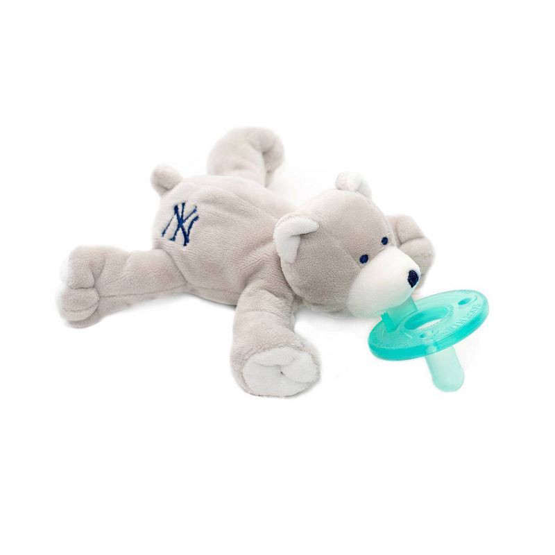 slide 1 of 6, WubbaNub MLB Pacifier - New York Yankees Bear, 1 ct