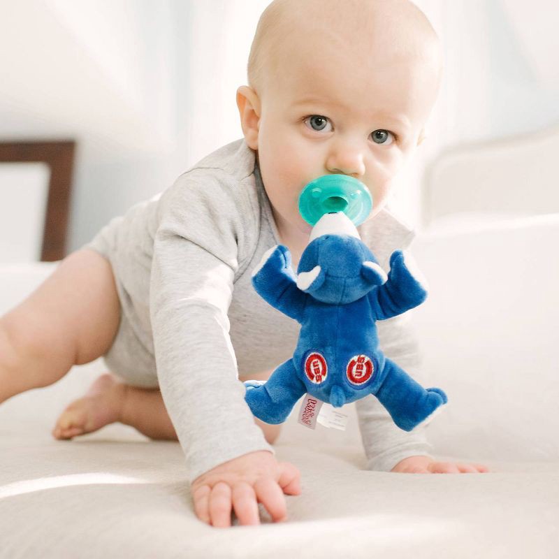 slide 3 of 4, WubbaNub MLB Pacifier - Chicago Cubs Bear, 1 ct