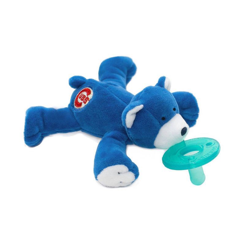 slide 1 of 4, WubbaNub MLB Pacifier - Chicago Cubs Bear, 1 ct