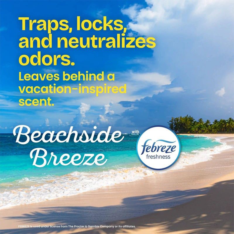 slide 4 of 11, Glad Small Kitchen Drawstring 4gal Trash Bags - Febreze Beachside Breeze - 34ct, 34 ct; 4 gal