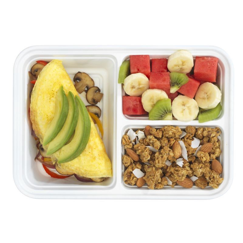 slide 6 of 13, GoodCook Meal Prep 3 Compartment Rectangle Containers + Lids - 4Cups - 20pcs/10ct - White, 20 ct, 10 ct