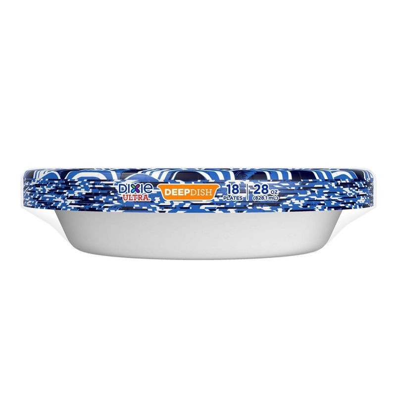 slide 6 of 7, Dixie Ultra 9" Deep Dish Paper Plates - 28oz/18ct, 28 oz, 18 ct