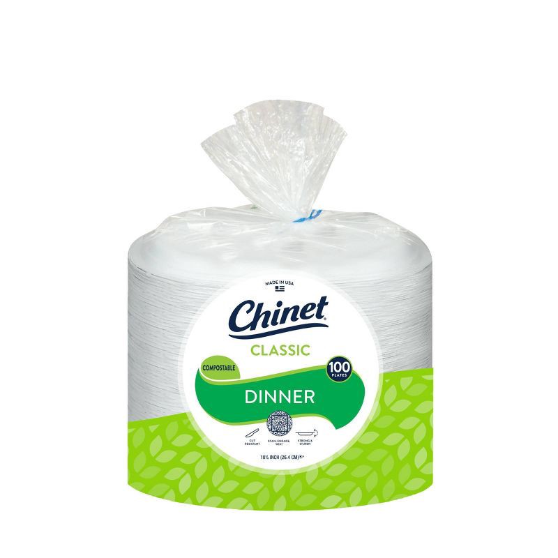 slide 7 of 7, Chinet Classic Dinner Plate - 100ct, 100 ct