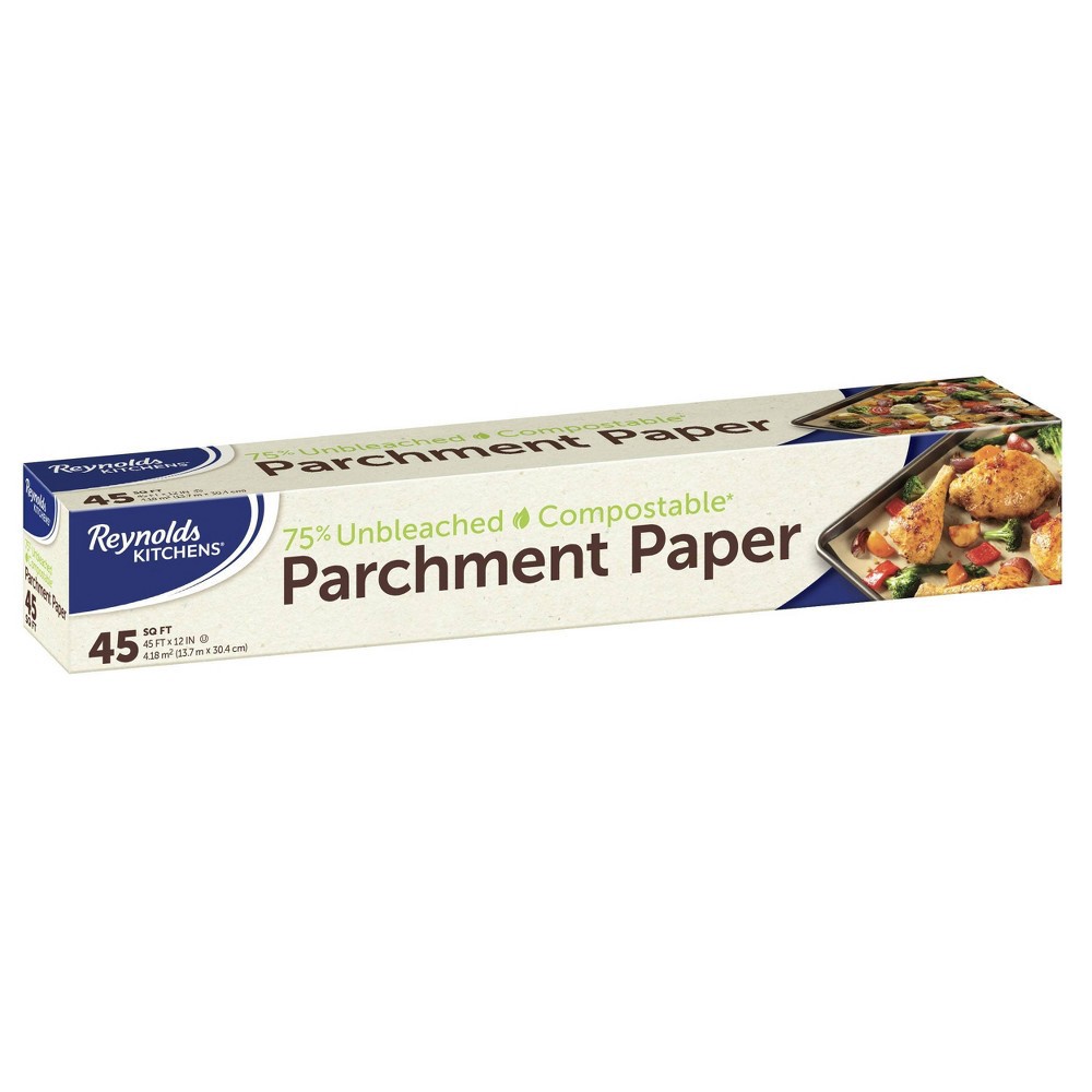 slide 2 of 5, Reynolds Kitchens Unbleached Parchment Paper - 45 sq ft, 45 sq ft