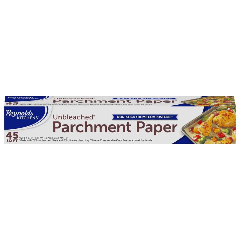 slide 1 of 6, Reynolds Kitchens Unbleached Parchment Paper - 45 sq ft, 45 sq ft