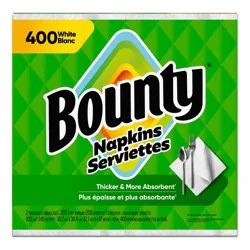 Bounty Napkins White - 400ct