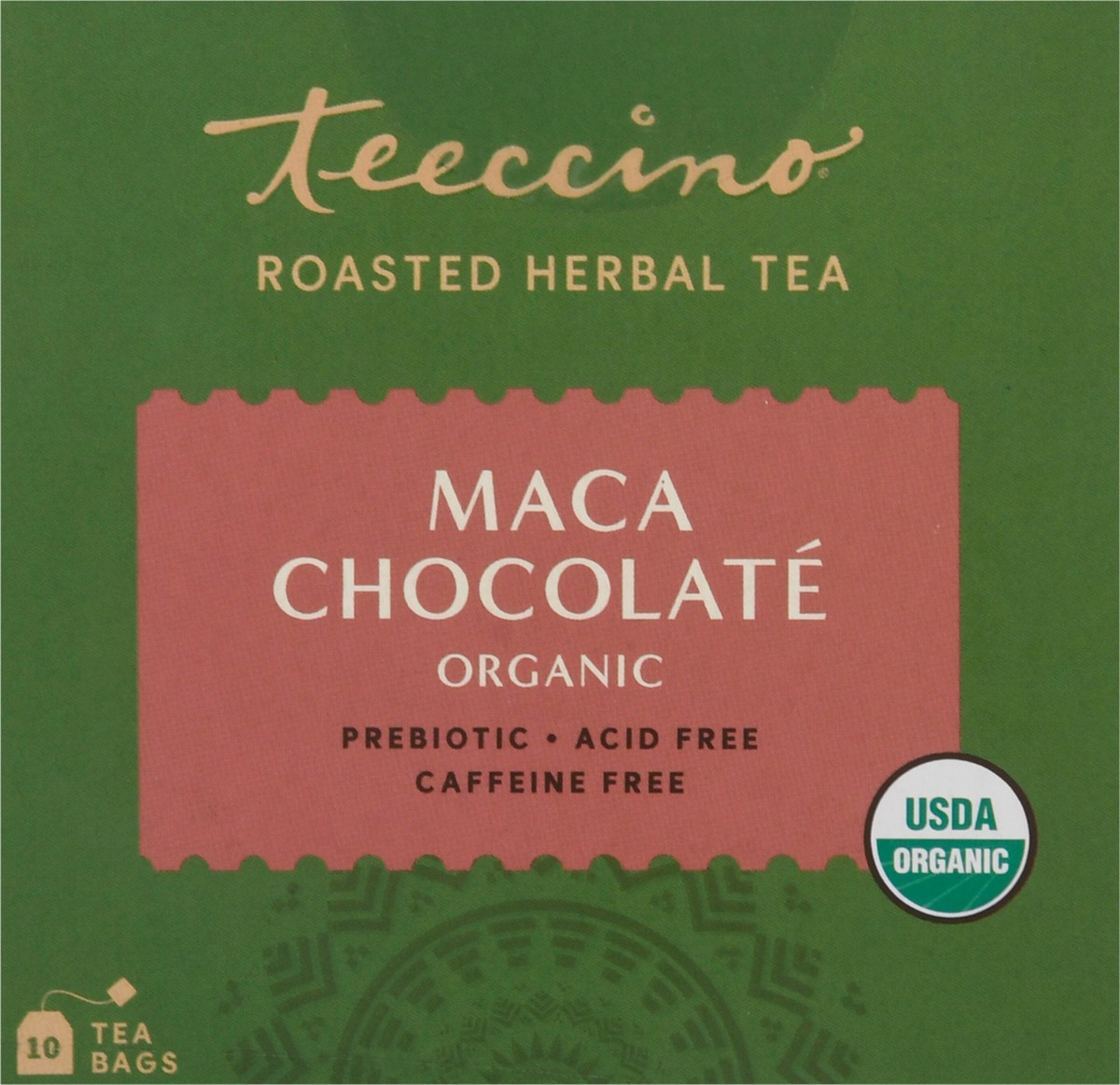 slide 9 of 9, Teeccino Organic Maca Chocolate Herbal Tea Bags 10 ea, 10 ct