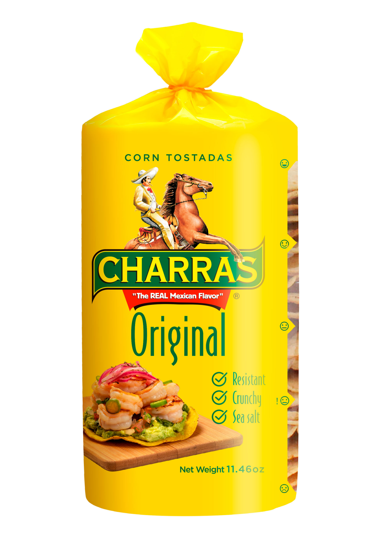 slide 1 of 2, Charras Original Flavor Corn Tostadas 11.46 oz, 11.46 oz