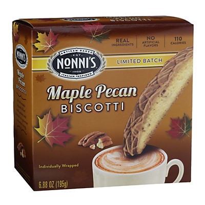 slide 1 of 1, Nonni's Maple Pecan Biscotti, 6.88 oz