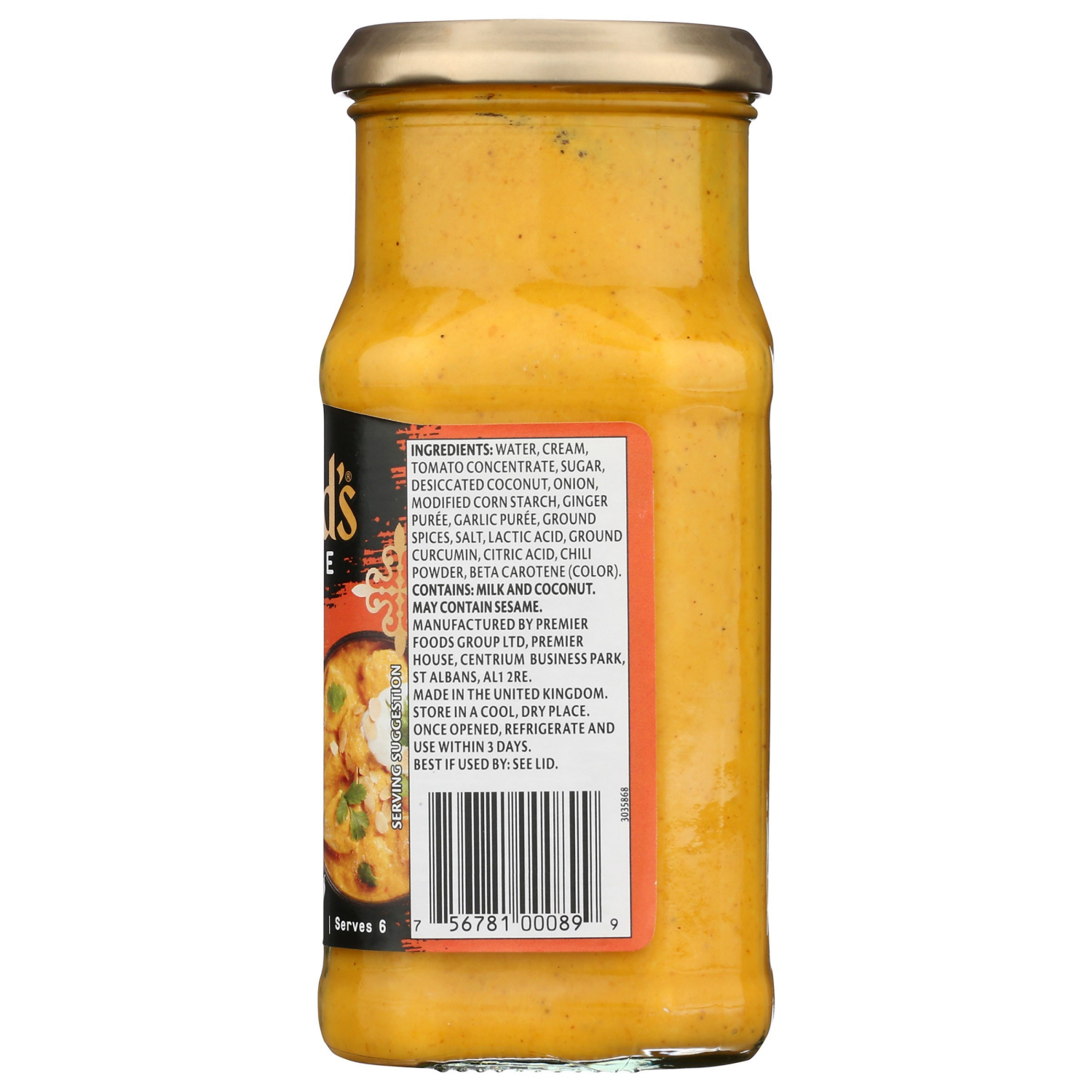 slide 3 of 3, Sharwood's Mild Korma Simmer Sauce 14.1 oz, 14.1 oz