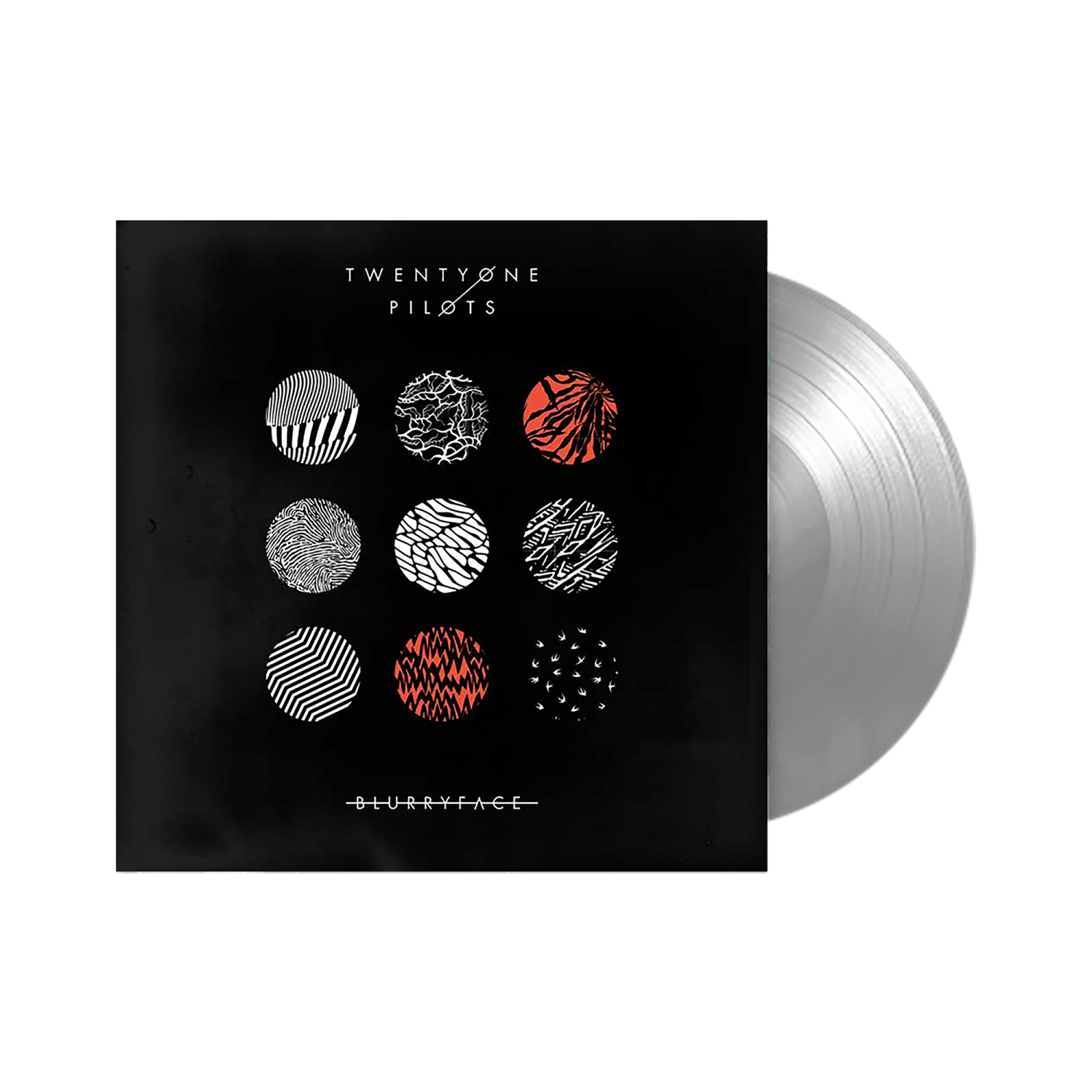 slide 1 of 1, Twenty One Pilots -Blurryface -Silver Vinyl 2LP, 1 ct