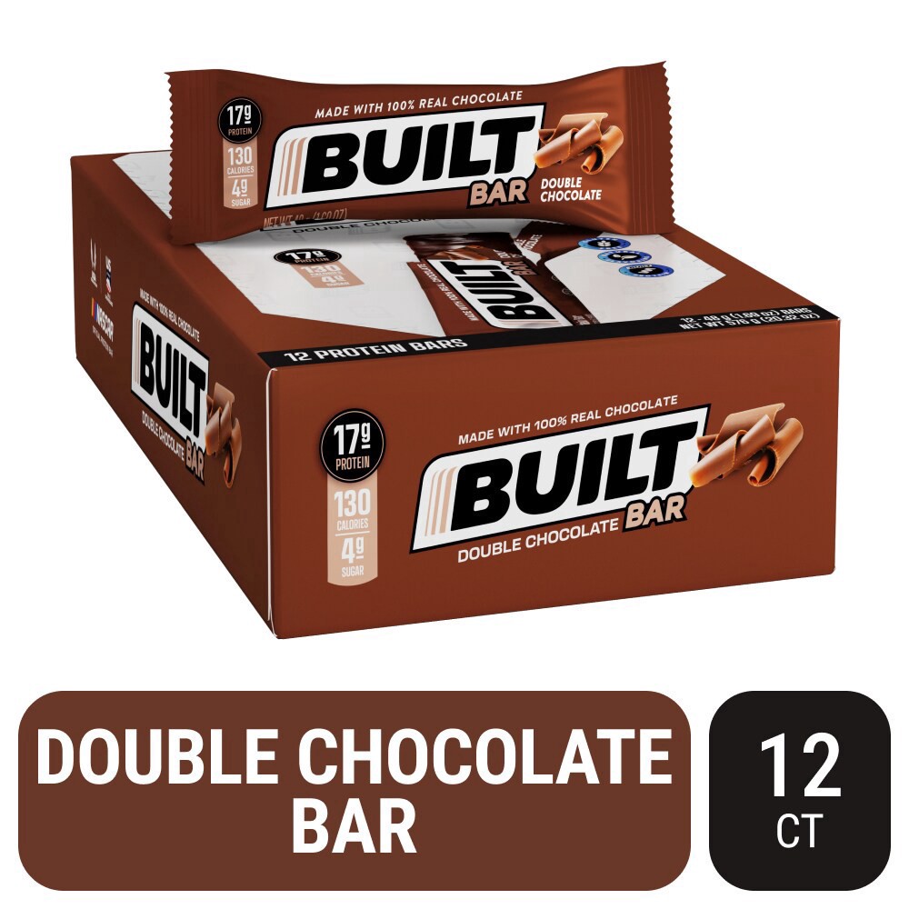 slide 3 of 4, Built Brands Double Chocolate Bar Case Lot Sale, 12 ct