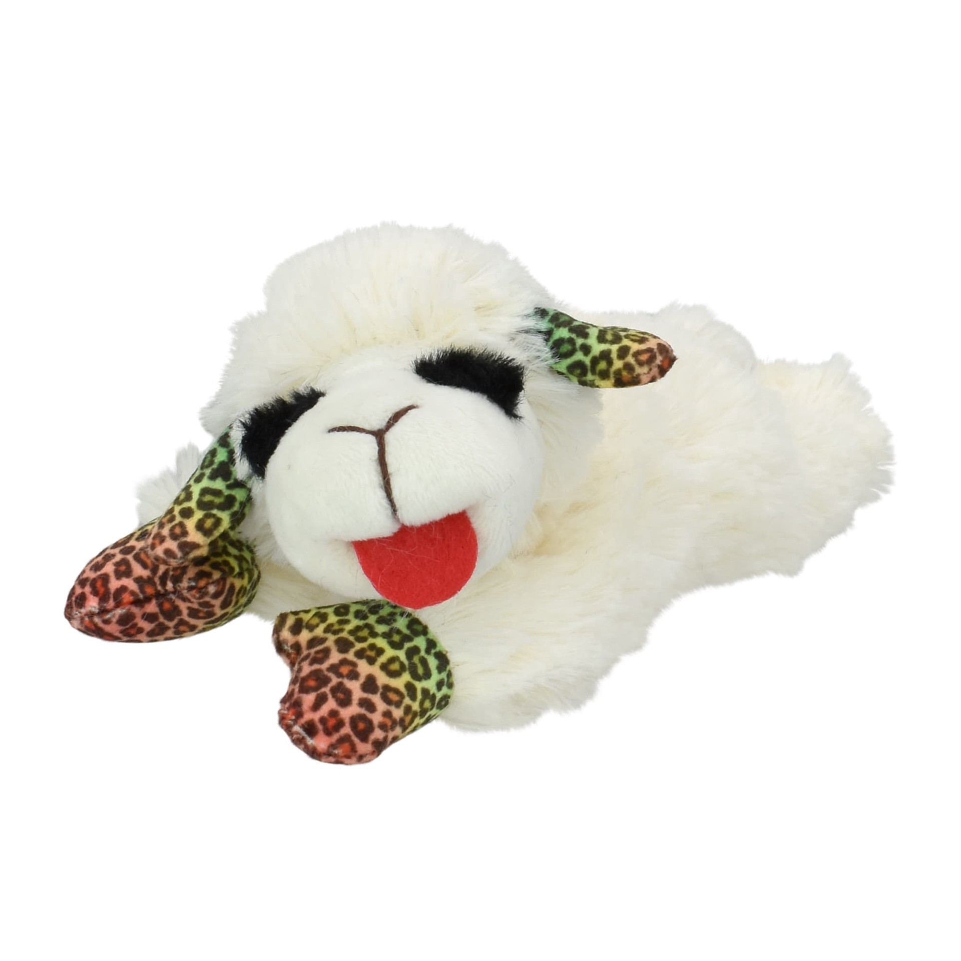 slide 1 of 1, Multipet International Retro Lamb Chop with Fun Neon Leopard Print for Dogs, SM